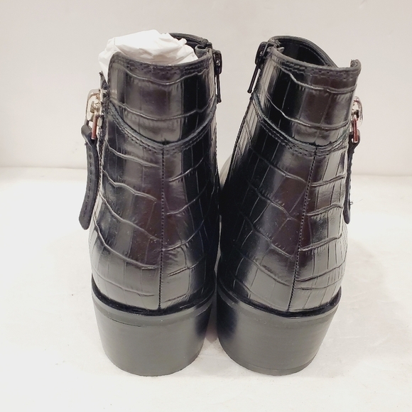 NEW Aldo Black Ankle Boot - Picture 3 of 6